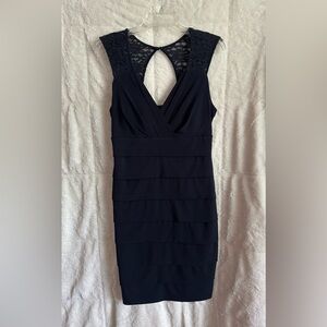 Navy Blue Formal Dress